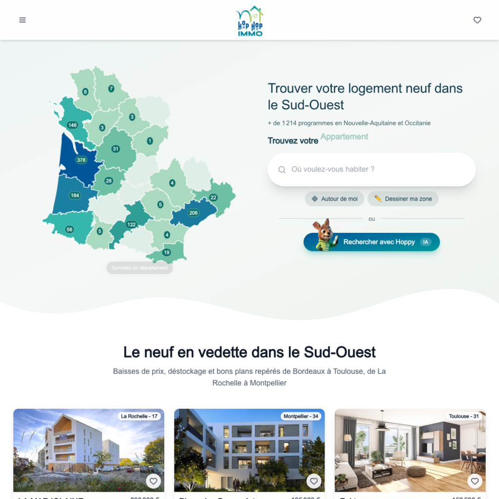 Hoppy, assistant IA de Hop Hop Immo